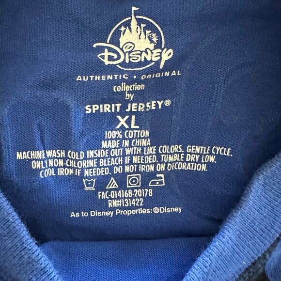 Disney Parks Spirit Jersey Wishes Come True Blue Youth Size XL Disneyland Resort - Picture 10 of 16